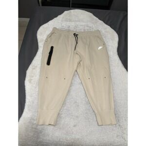 Nike Women's Sportswear Tech Fleece‎ Pants Tan Size Plus 2X DA2043-206